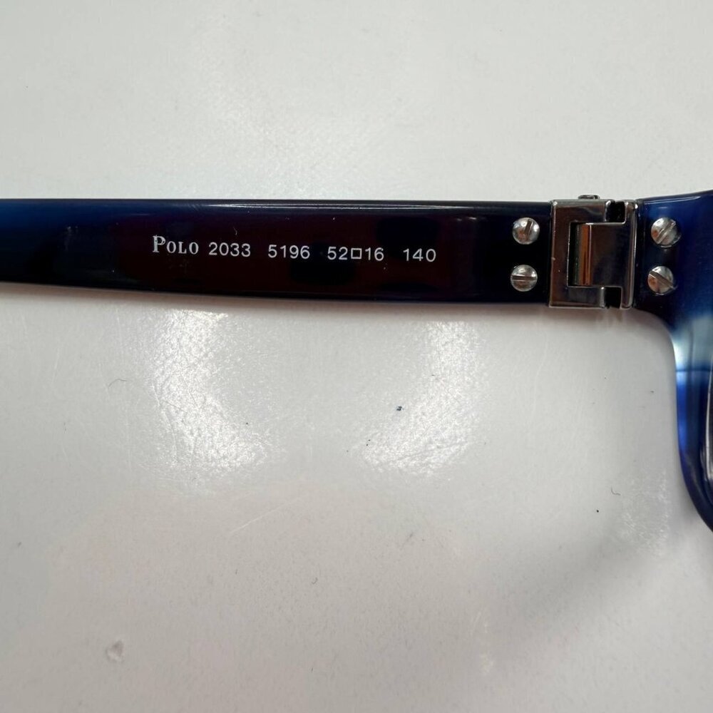 Polo Ralph Lauren – Model 2033 (Color 5196) Made in Italy | Classic Rectangular - Picture 9 of 12